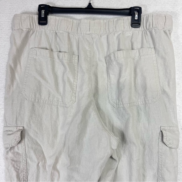 St. John's Bay Cream Joggers with Relaxed Fit - Picture 5 of 11